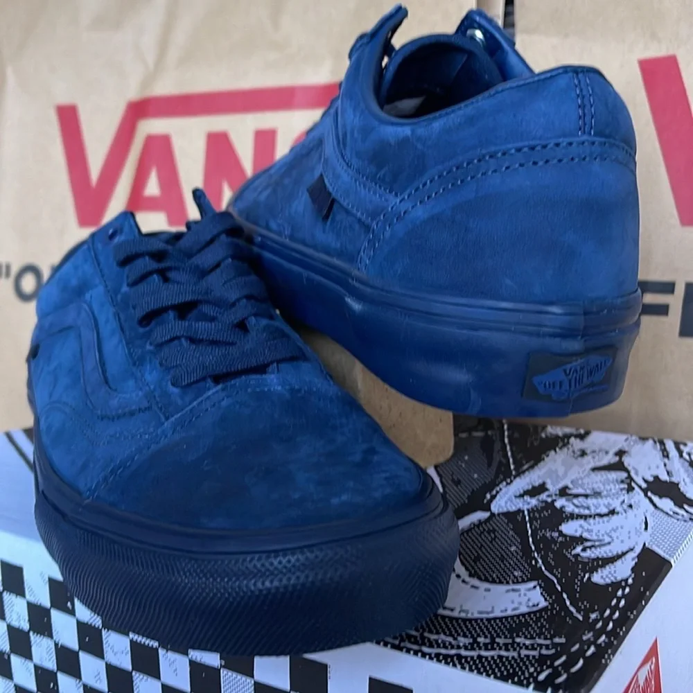 Vans Men’s Skate Old Skool Mono Dark Blue VN0ASFCB1PE Sneakers